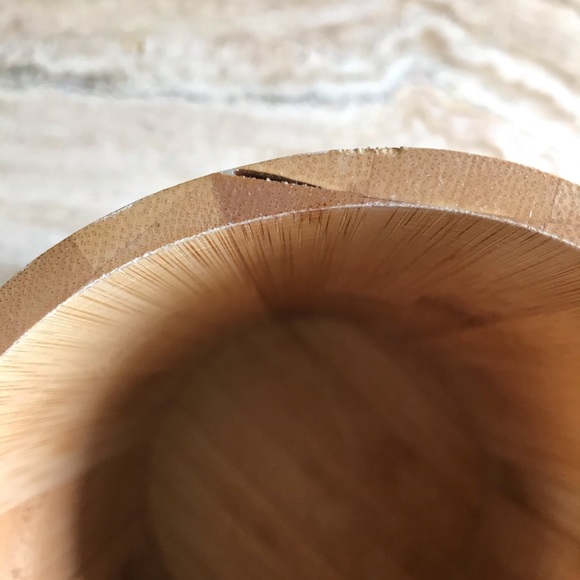 Bamboo Untensil Canister/Caddy - Picture 3 of 5